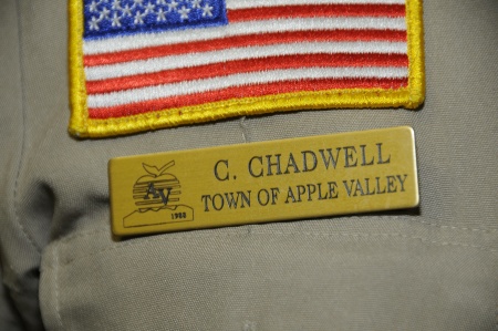 Sheriff Deputy Carolyn Chadwell's badge
