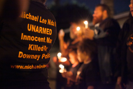 Vigil for Michael Nida