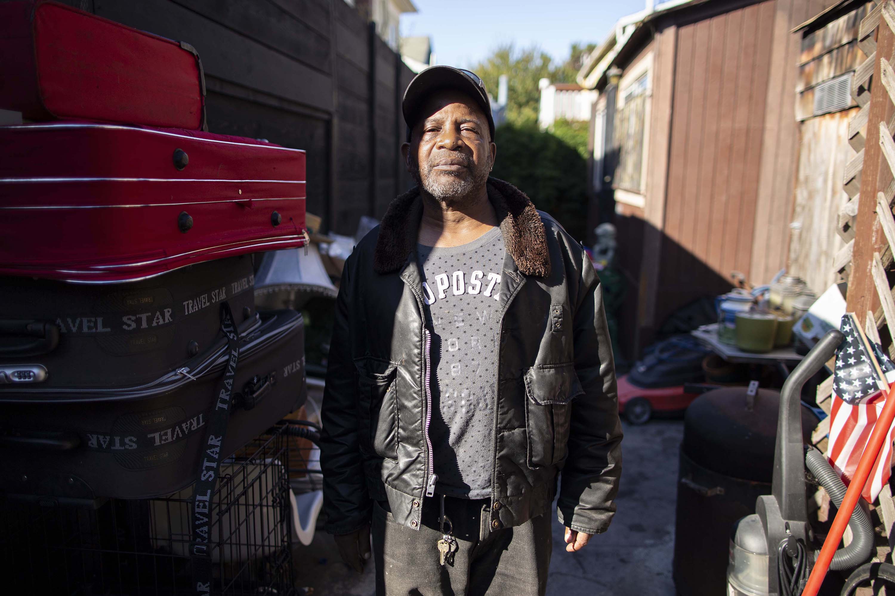Darrell H. Brown has rented on this block since the mid-80s. But his landlord has asked him to leave, and he can’t afford another place in the neighborhood.